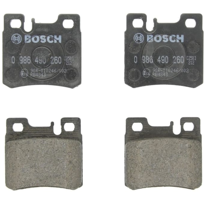 Remblokset BOSCH 0 986 490 260, achter