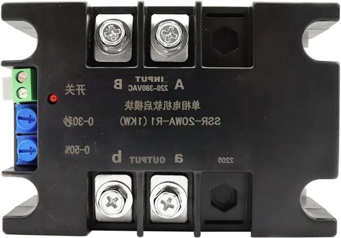 Motor Starter Module - Zachte Start Controller - Motor Bescherming - Soepele Start & Stop - 8 kW Vermogen - Grijs