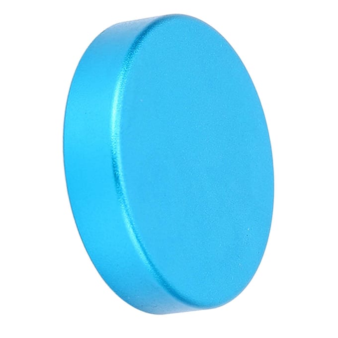 Porte-craie magnétique polyvalent en aluminium de forme ronde à une section pour black