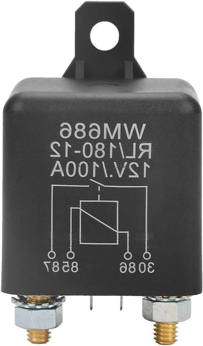 Solidchoice - Heavy Duty Auto Start Relay 100A voor Autobatterij