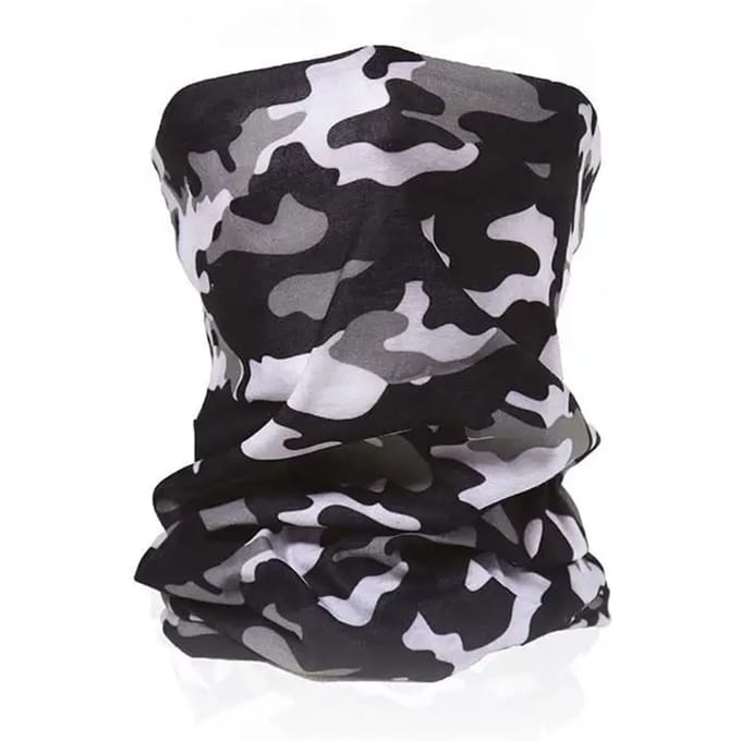 Bedrukte motor choker Harisson Artic Camo
