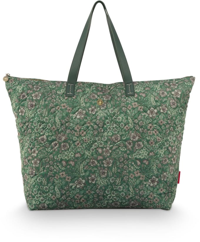 Pip Studio - Tilda Tote Bag Dames - Tas - Daisy Dreams - Groen - 66x20x44cm