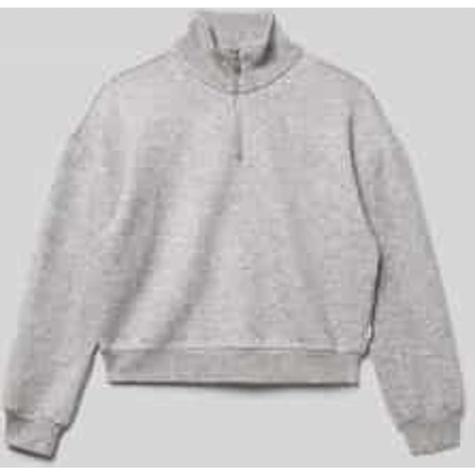 GARCIA Meisjes Effen Sweater Grijs Lange mouw
