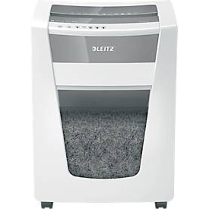 Papierversnipperaar Leitz IQ Office Pro, particle-cut 2 x 5 mm, P5+, 30 l, 5-7 vel, anti-vastloop