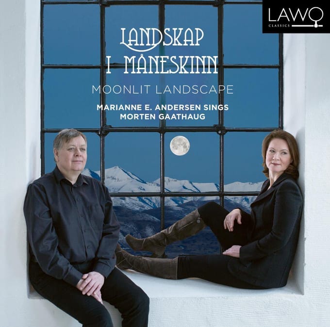 Moonlit Landscape - Landskap I Maneskinn - M. Gaathaug