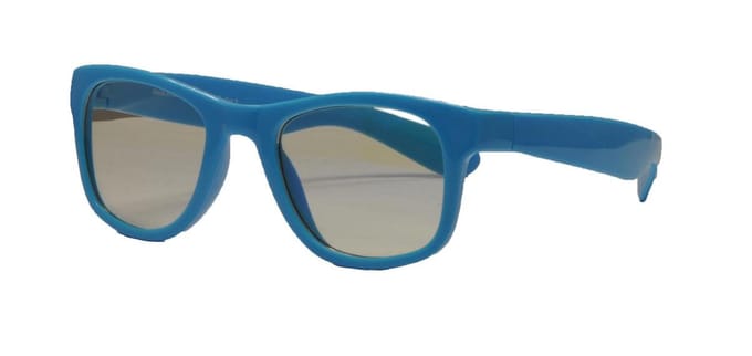 computer bril - REAL SHADES NEON BLUE SIZE 4+