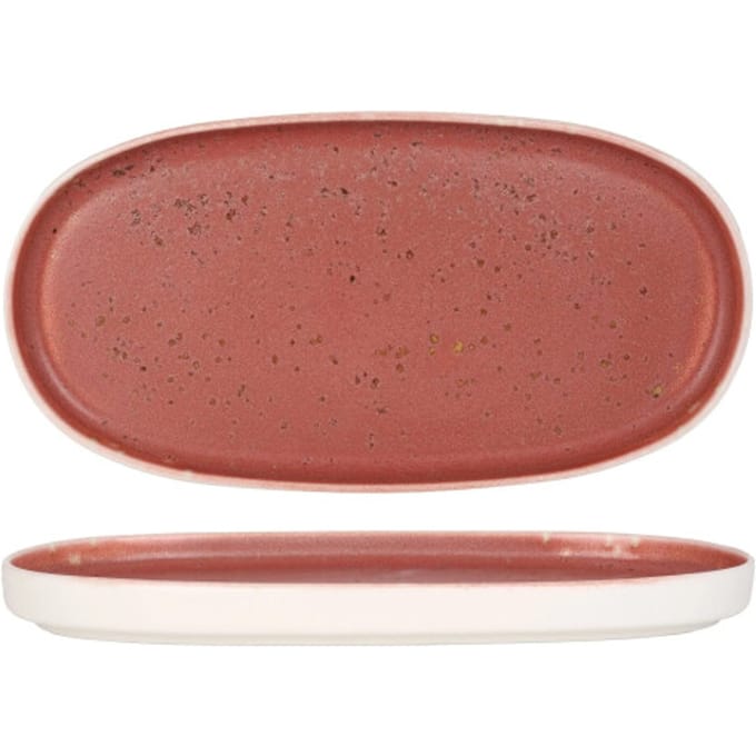 Rinart Serveerschaal - Rosa - Porselein - 30 cm - set van 2