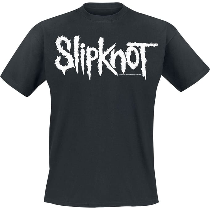 Slipknot T-shirt - White Logo - S tot 5XL - zwart