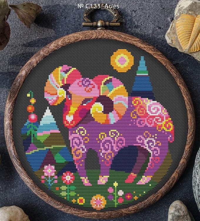 BORDUURPAKKET MANDALA STERRENBEELD RAM