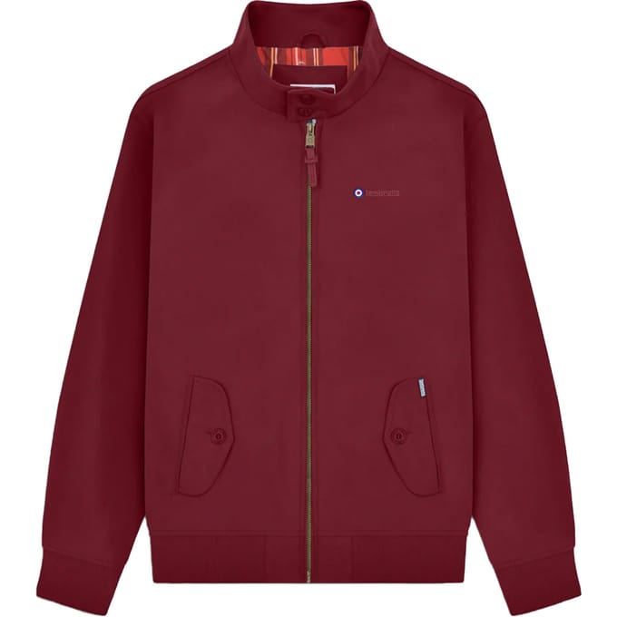 Lambretta Harrington heren douchebestendig jack (Bourgondië)