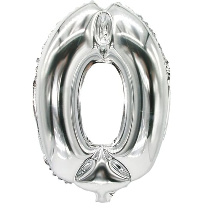 Papstar 86830, Speelgoed ballon, Polyethyleentereftalaat (PET), Zilver, Aantal, 200 mm, 350 mm