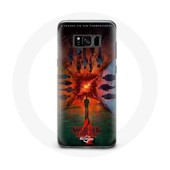 Hoesje voor Samsung Galaxy S8 Plus Stranger Things Seizoen 4 Poster Nieuwe Theorie Crews