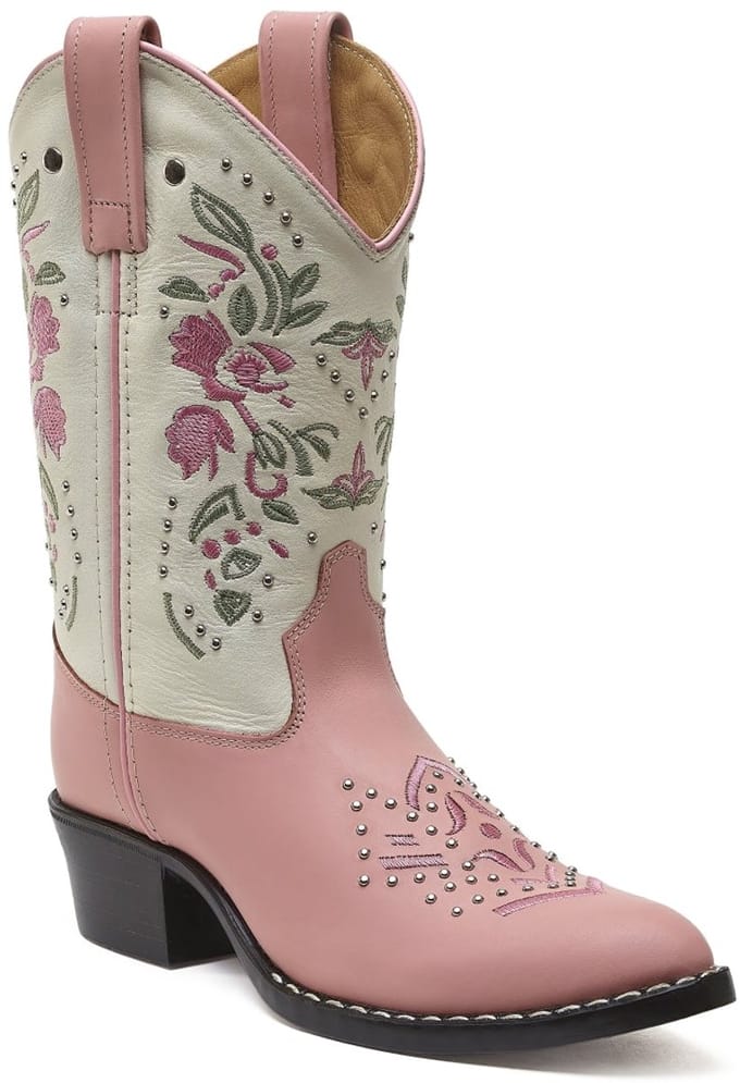 Bootstock Belle Pink Cowboylaarzen - Kinderen - Roze - Leer