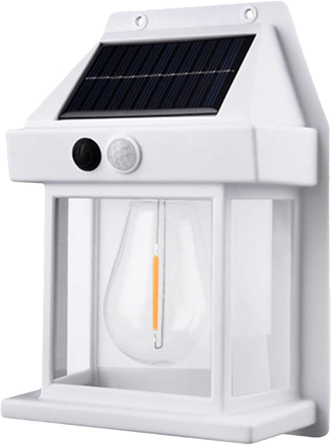 Zonne-energie Wandlamp met Bewegingssensor en IP65 Waterdichtheid