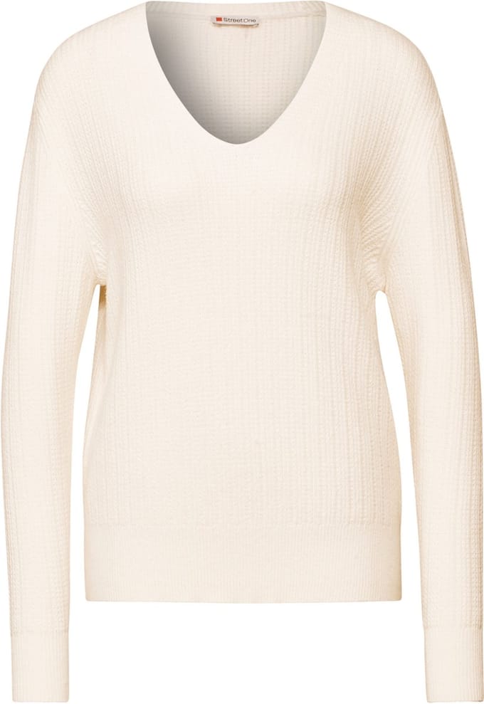 Street one - Pull - Maat L - Vrouwen - Creme - Viscose