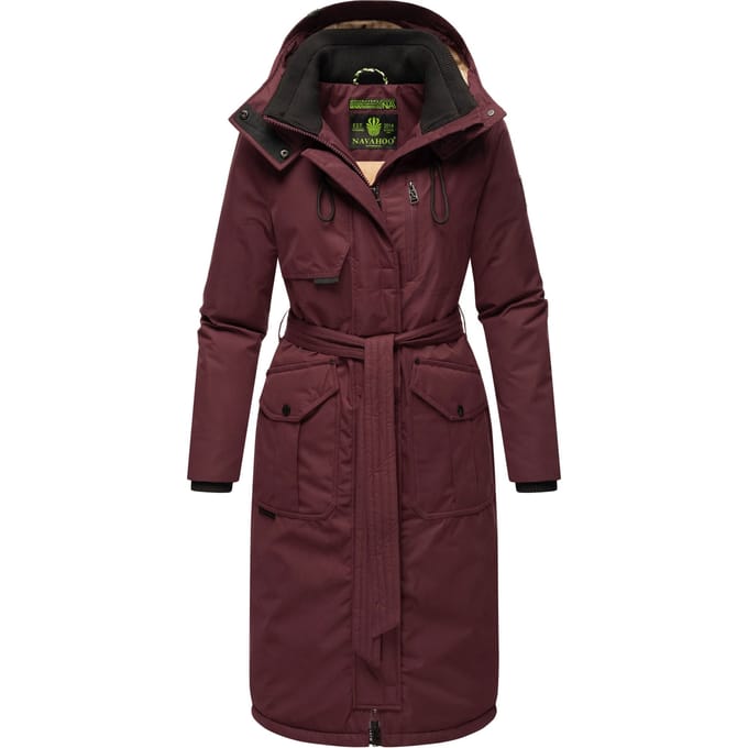 Navahoo dames winterjas Hokulanii – Lang & Licht Gewatteerd