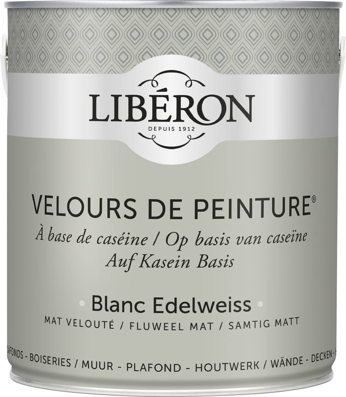 Liberon Velours De Peinture Muurverf - Mat - Blanc Edelweiss - 2,5l