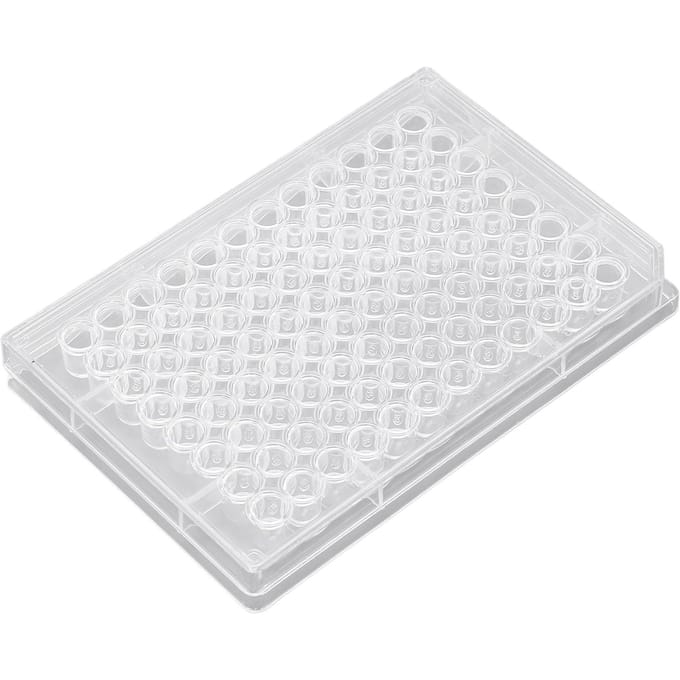 10 stuks Weefselkweekplaat 96 wells Helder Polystyreen Celgroei Kweekplaat met Plastic Deksel voor
