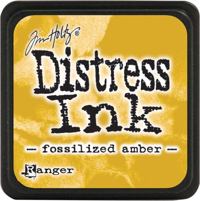 Tim Holtz - Ranger Distress Stempelkussen - Mini ink pad - Fossilized amber- TDP46783