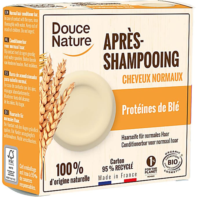 Douce Nature Conditioner bar normaal haar bio 65 Gram