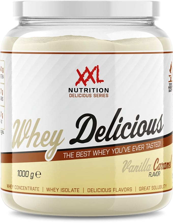 XXL Nutrition - Whey Delicious - Vanille Caramel - Eiwitpoeder - 1000 g