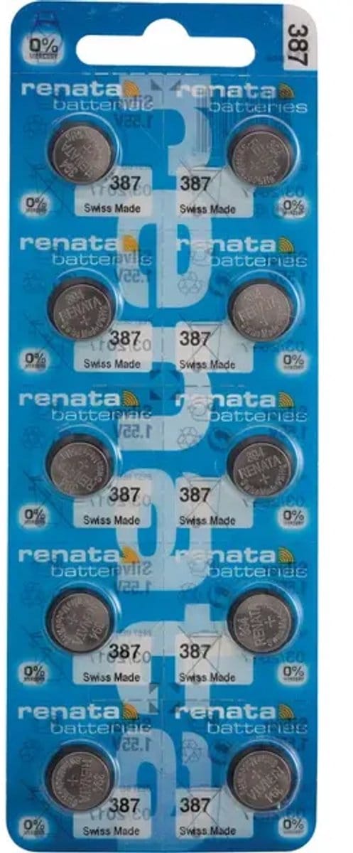 Renata – 387 MP CE – Knoopcel batterij – 10 stuks