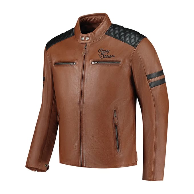 Rusty Stitches Jari V2 Motorfiets lederen jas -