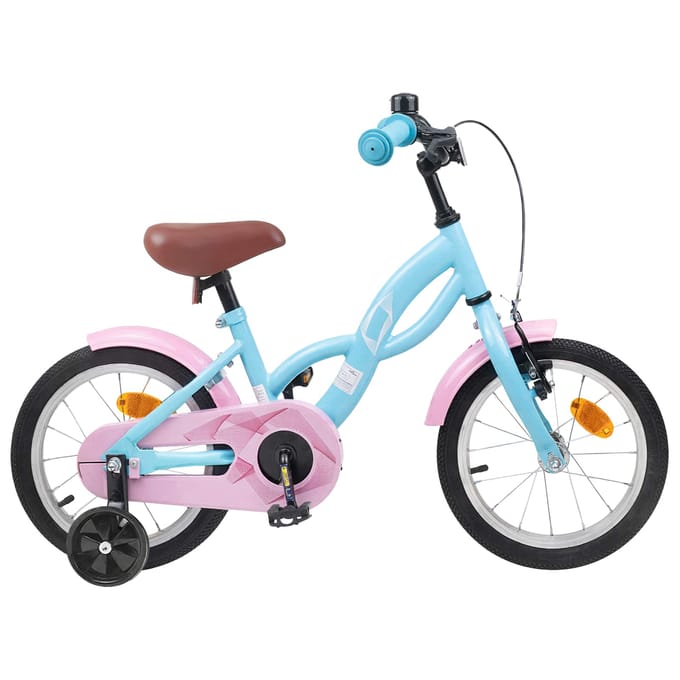 vidaXL - Kinderfiets - 12 - Inch - voor - 2-4 - jaar - oud - Lichtblauw