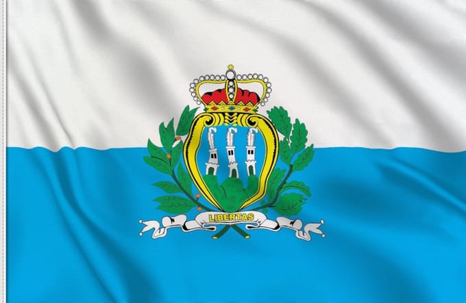 New Age Devi - San Marino Vlag - Flag - Vlaggen - Polyester - 150 x 90 cm