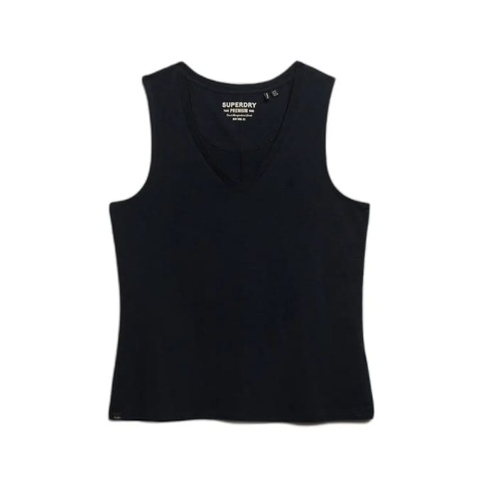 Superdry Studios Vee Mouwloze V-hals T-shirt S Vrouw