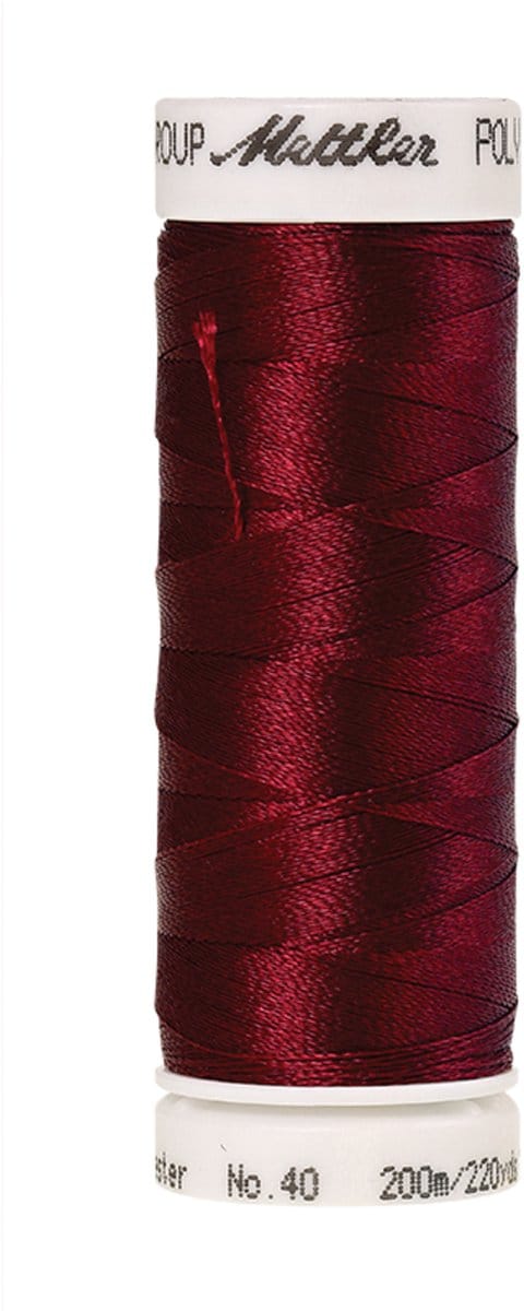 Mettler borduurgaren - Rood - Nr 1912 - Polysheen - 200 meter
