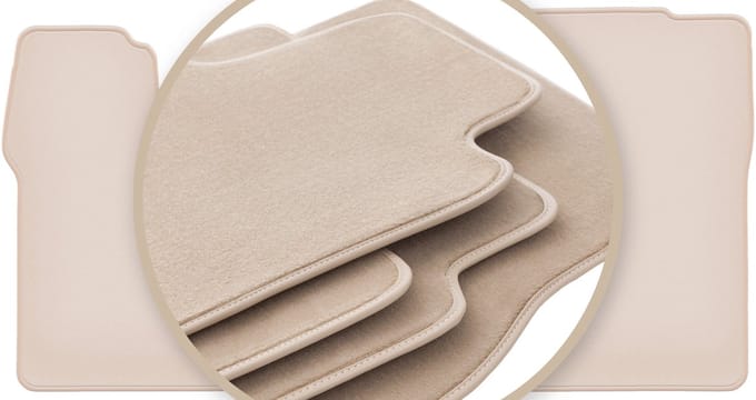 PREMIUM beige matten voor: MAN TGA vrachtwagen 2000-2007