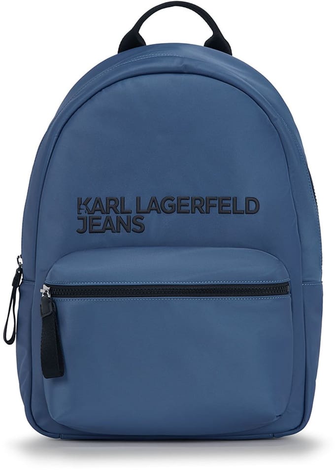 Karl Lagerfeld Jeans Essential Nylon Rugzak Blauw