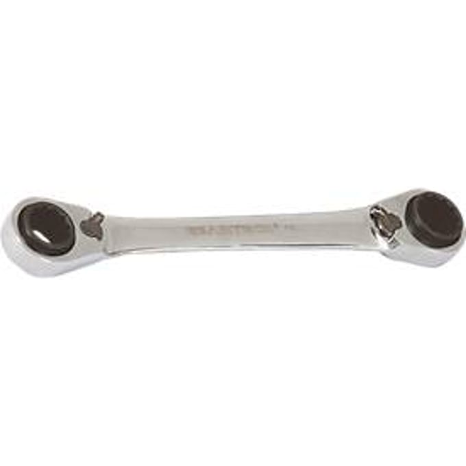 Projahn GearTech 4-in-1, omschakelbare ratelsleutel, verchroomd