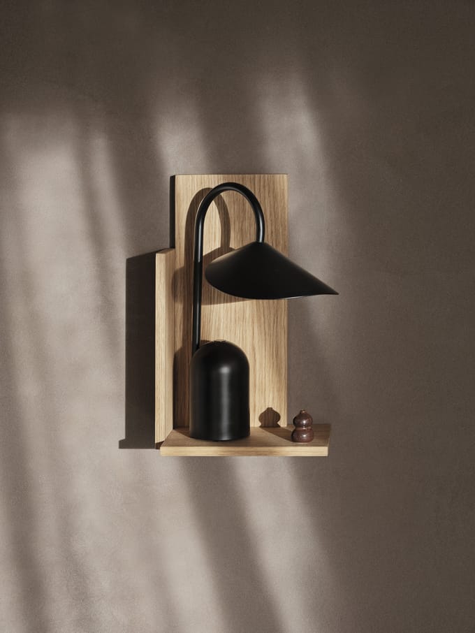Ferm Living - Stagger plank hoog - bruin