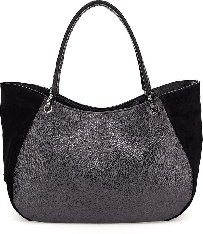 Gabs Leren Schoudertas Handtas Roberta Ruga Shoulderbag Nero Zwart