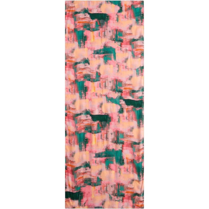 White Stuff Brush Print Scarf Pink Multi Taglia: OS | Sciarpe Outlet | Donna | Rosa