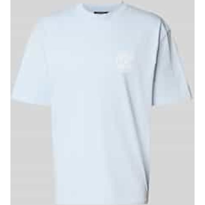 Oversized T-shirt met labelprint