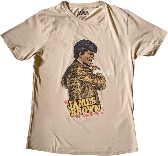James Brown - Mr Dynamite Heren T-shirt - XL - Bruin
