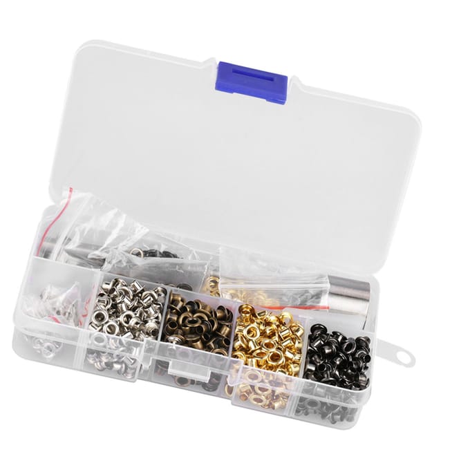 Eyelet Grommet Washer with 3pcs Handwork Tools Set (3mm x 420pcs)