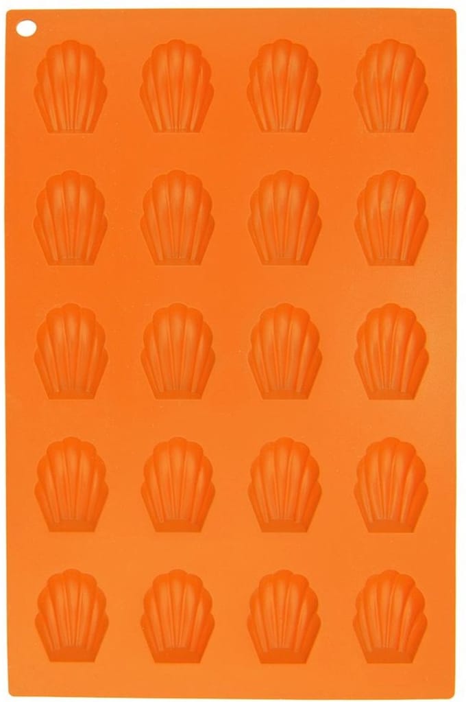 Orion Sillnie - Bakvorm - Silikon - Muschelvorm - Oranje