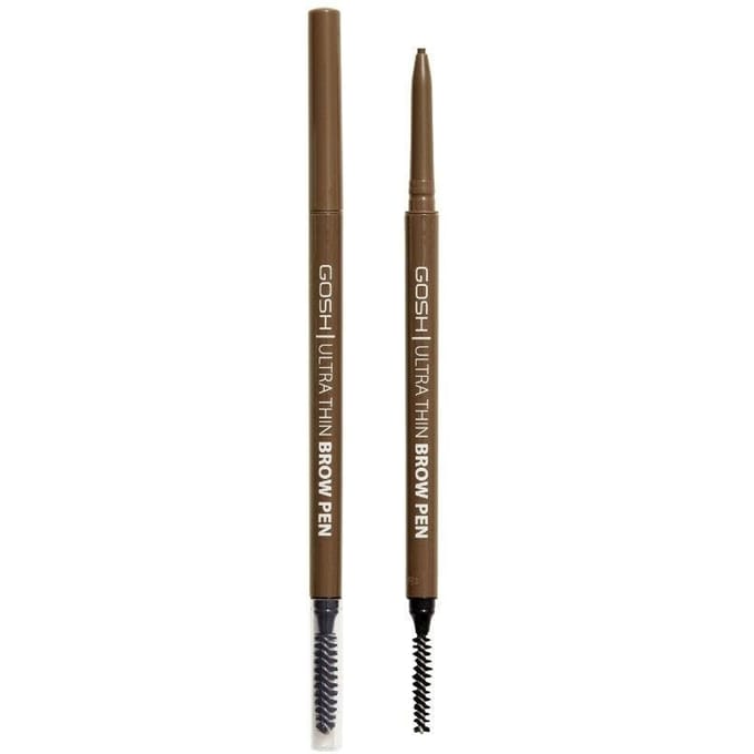 Gosh Ultra Thin Brow Pen #grey Brown 0,09 G