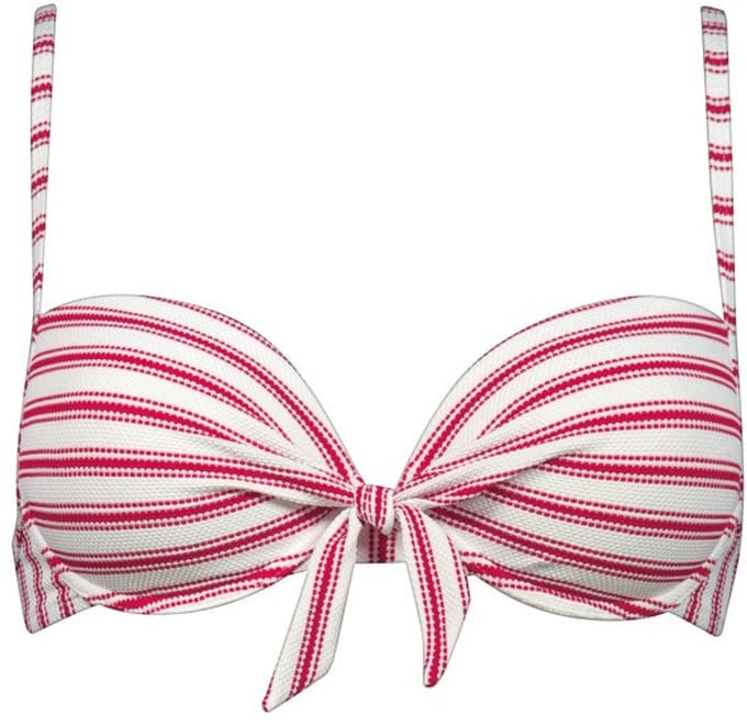Watercult - Seaside Splash Beugel Bikini Top - maat 36D - Wit/Roze/Rood