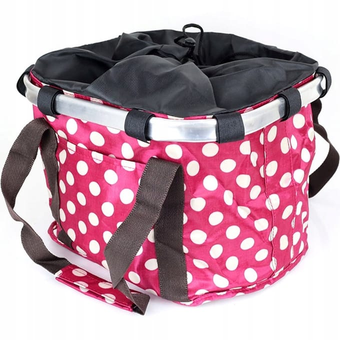 JET Fietsmand Tas met KLICK Systeem - Roze - 5kg