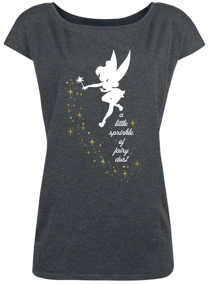 Peter Pan - Disney T-shirt - Pixie Dust - M tot XXL - voor Vrouwen - grijs