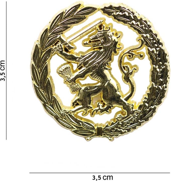Embleem metaal Nederlandse leeuw pin