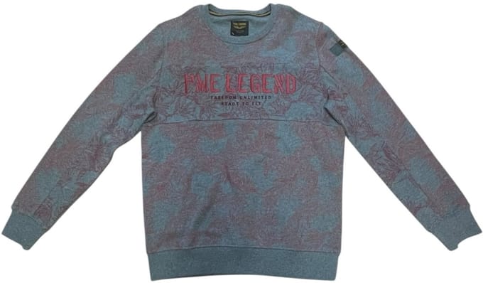 PME legend - overhemd - Grijs / Rood - Maat L