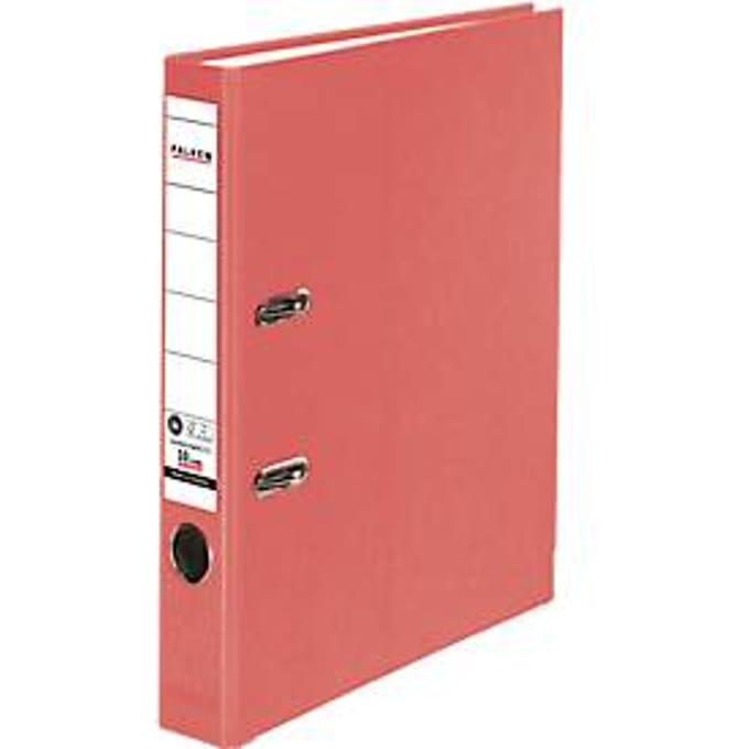 FALKEN Recycolor-dossier, DIN A4, rugdikte 50 mm, rood