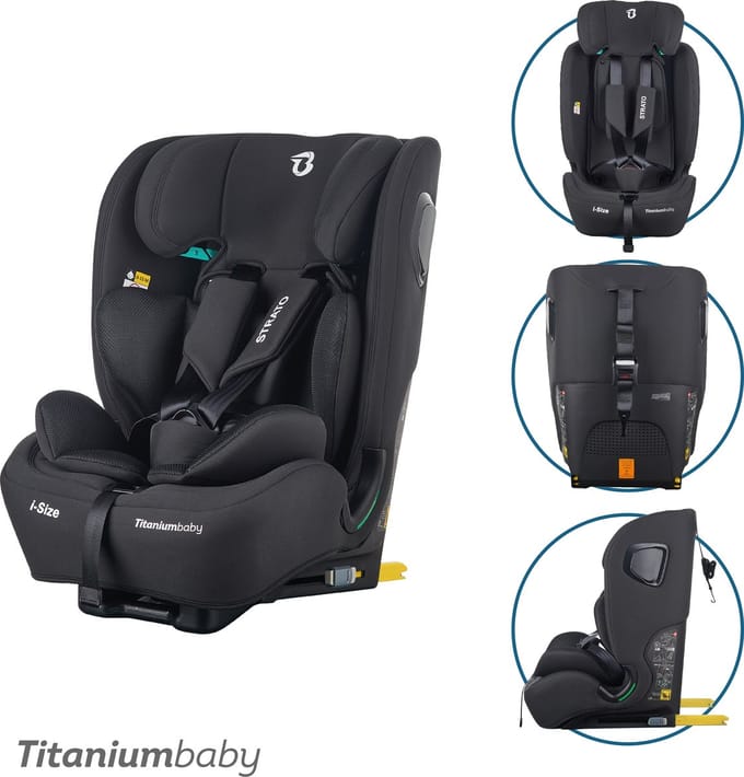 Titaniumbaby Autostoel Strato I-size zwart