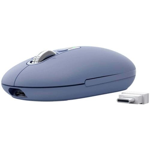 Trust Seron - Draadloze Muis - Hyperscrollwiel - Multi-device - Oplaadbaar - Blauw